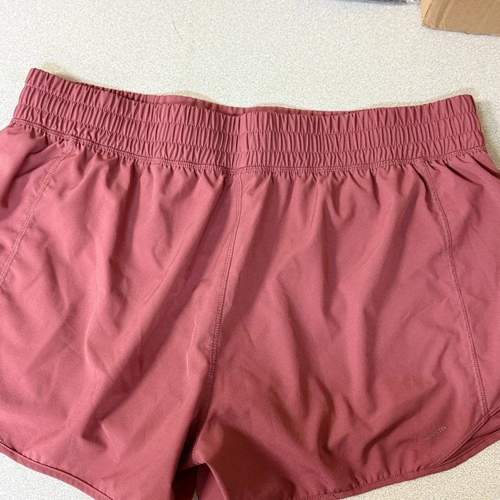 Mondetta Women's Dusty Rose performance + luxury Athletic Shorts‎